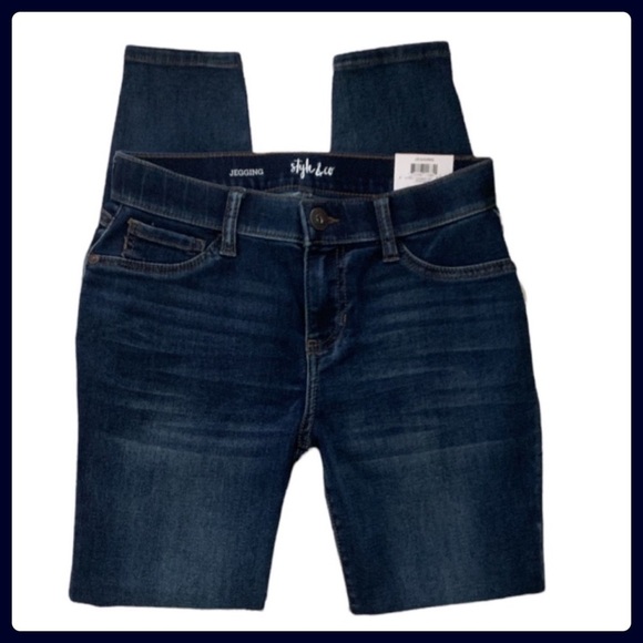 Style & Co Petite Mid-Rise Skinny-Leg Jegging Size 2P - Picture 4 of 10